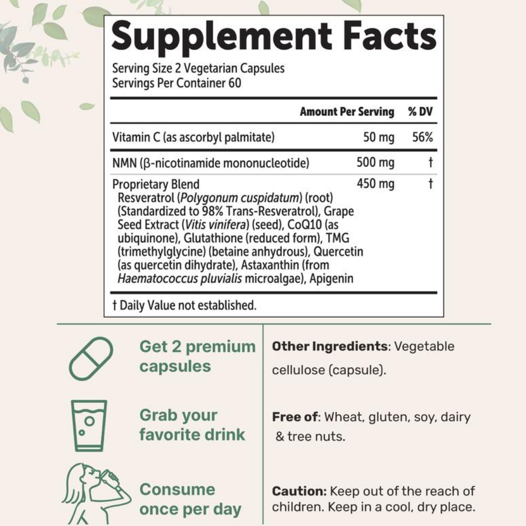 VIVENA NMN Complex 10X – 10-in-1 Cellular Renewal Complex